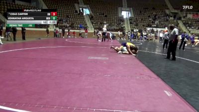 285 lbs Champ. Round 1 - Cole Carter, Montevallo vs Johnatan Argueta, Montreat College