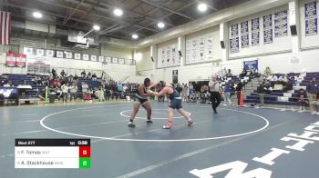 285 lbs Consi Of 8 #1 - Francesco Tomas, Wilton vs Ajai Stackhouse, Middletown