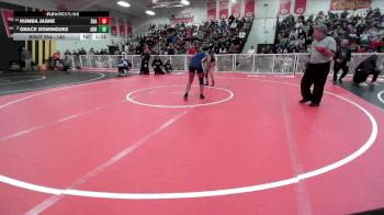 140 lbs Champ. Round 2 - Kumba Jagne, Santa Rosa Academy vs Grace Dominguez, Arroyo