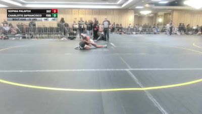 72 lbs 3rd Place - Sophia Palafox, Southwest Stallions WC vs Charlotte DiFrancisco, Poway Elite