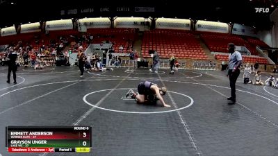 88 lbs Round 6 (8 Team) - Grayson Unger, Lake WC vs Emmett Anderson, Warner Elite