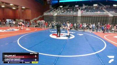 150 lbs 1st Place Match - William Alt, Eastside United Wrestling Club vs Christian Bailey, Touch Of Gold Wrestling Club