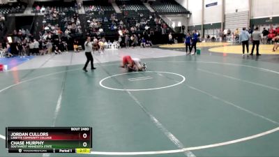 141 lbs Champ. Round 3 - Jordan Cullors, Labette Community College vs Chase Murphy, Southwest Minnesota State