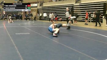 160 Championship Bracket Cons. Round 4 - Rex Ayshford, Kasson-Mantorville vs Zach Gabler, Prior Lake