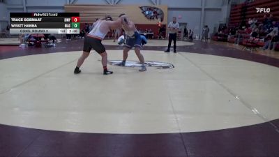 285 lbs Cons. Round 3 - Trace Goemaat, Simpson vs Wyatt Hanna, North Iowa Area Community College