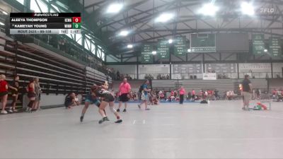 98-108 lbs Round 1 - Kameyah Young, Aurora (West Aurora) vs Aleeya Thompson, St Louis