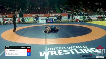 65kg Cons. Semi - Quentin Lee Mensah, BMWC vs Nicolae Gandrabura, Brock WC