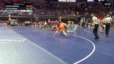 1A-165 lbs Cons. Round 2 - Hunter Newman, Manson Northwest Webster vs Dillion Menke, Sigourney-Keota