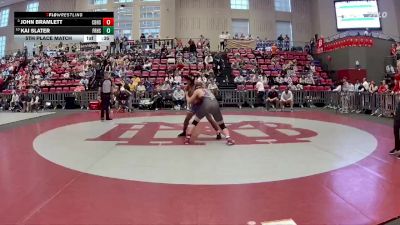 175 lbs 5th Place Match - Kai Slater, Father Ryan High School vs John Bramlett, Christian Brothers High School