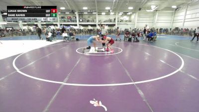 124 lbs Round Of 16 - Lukas Brown, Goffstown vs Dane Raveis, Southside WC