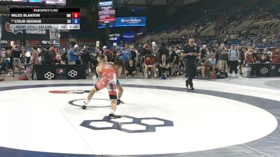 120 lbs Cons. Rd Of 32 - Miles Blanton, New Mexico vs Colin George, Colorado