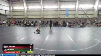 56 lbs Semifinal - Ceder Smith, Utah vs Knox Mauger, Utah