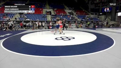 190 lbs Cons. Sub-rd Of 32 - Bruce Walker, UT vs Noah Carrasco, TX