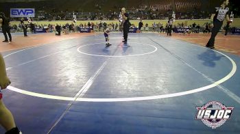 37 lbs 2nd Place - Stetson Phillips, Smith Wrestling Academy vs Wenston Quillin, Chickasha Youth Wrestling