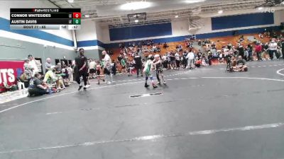 65 lbs Cons. Semi - Connor Whitesides, Summerville Take Down vs Austin Davis, Carolina Reapers