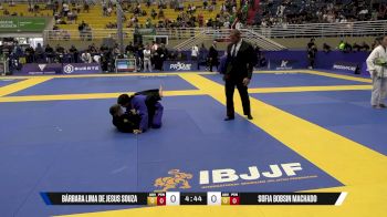 Sofia Bobsin Machado vs Bárbara Lima De Jesus Souza 2025 Brasileiro Jiu-Jitsu IBJJF