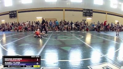 63 lbs Quarterfinal - Giovani Smithers, Hobart Wrestling Club vs Russell Flater, Contenders Wrestling Academy