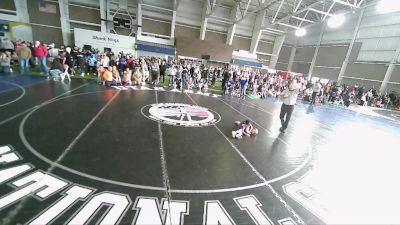 52 lbs 1st Place Match - Grayson Bott, Evanston Elite Wrestling vs Eli Falslev, Top Of Utah