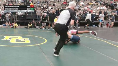 119-I lbs Round Of 32 - Jordan Eastburn, Northern Delaware Wrestling Academy vs Ethan Monteiro, Manhasset