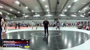 62-67 lbs Round 5 - Aryana Talato, Jackson County Wrestling vs Alayna Hunter, Harrisonville Youth Wrestling Club