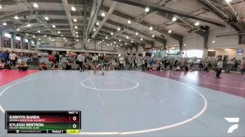 85 lbs Round 4 - Karmyn Banda, Bandas Wrestling Academy vs Kyleigh Bertron, Keller Wrestling Club
