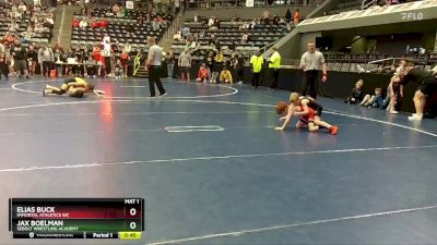 55 lbs Cons. Round 2 - Jax Boelman, Sebolt Wrestling Academy vs Elias Buck, Immortal Athletics WC