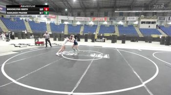 123 lbs 2nd Place - Brooklynn Smith, Rapid City Stevens Raiders vs Harleigh Prater, No Team