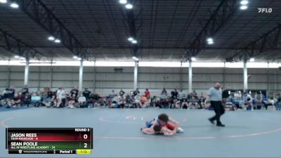 125 lbs Round 3 (4 Team) - Sean Poole, All IN Wrestling Academy vs Jason Rees, Team Renegade