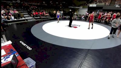 140 lbs Caiden Stewart, SAWA - Sacramento Area Wrestling Association vs Kolby Dennington, SJWA - San Joaquin Wrestling Association