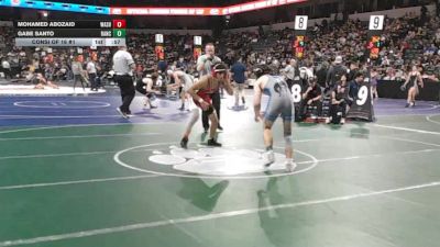 144 lbs Consi Of 16 #1 - Mohamed Abozaid, Washington (SF) vs Gabe Santo, Rancho Bernardo (SD)