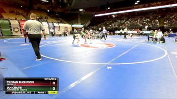 157 Class 2 lbs Champ. Round 1 - Tristan Thompson, Cassville vs Ian Chapin, Lafayette (St. Joseph)