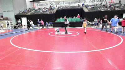 73 lbs Consi Of 8 #1 - Sammie Farrow, The Storm Wrestling Center vs Hunter Vaillant, Georgia