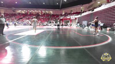 165 lbs Quarterfinals (8 Team) - Issac Duke, SPERRY vs Clint Ladon, MARLOW