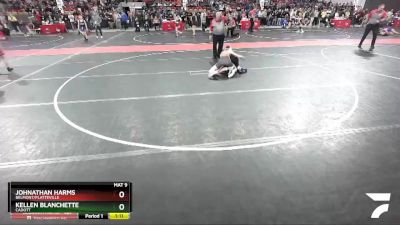 120 lbs Cons. Round 3 - Johnathan Harms, Belmont/Platteville vs Kellen Blanchette, Cadott