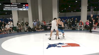 72 kg Cons. Sub-quarters - Gabriel Delgado, SOUTHWEST WRESTLING CLUB vs Bradley Williams, Stronghold Wrestling