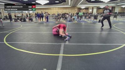 113 lbs 3rd Place - Jantz Greenhalgh, Champions WC vs Cyler Beeson, Middleton Wrestling Club