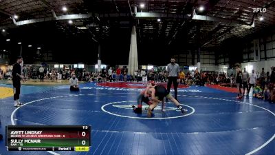 113 lbs Round 4 (6 Team) - Sully McNair, RAW vs Avett Lindsay, BELIEVE TO ACHIEVE WRESTLING CLUB