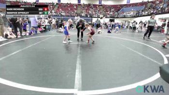 43 lbs Round Of 16 - Kase Richison, Rough Riders vs Memphis Epperley, Smith Wrestling Academy