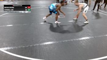 132 lbs 1st Place Match - Cordell Lee, Alabama Takedown Academy vs Nevan Irving, Central Florida Wrestling