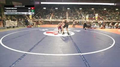 4A-175 lbs Cons. Round 1 - David McCoy, Evanston vs Jacob Roper, Jackson Hole