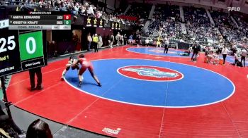 140 lbs Cons. Round 2 - Amiya Edwards, Jackson County vs Kristyn Kraft, Union County