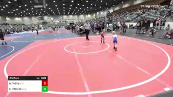 46 lbs 5th Place - Westyn Valice, Mat Time vs Ryker O'Rayeh, Ruby Mountain WC