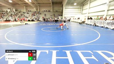 85 lbs Rr Rnd 2 - Jett Johnson, Team Gotcha vs Elijah Wineberg, The Hunt Wrestling Club Orange