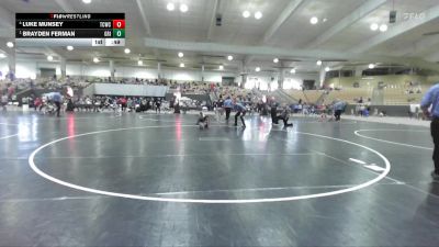 65 lbs Semifinal - Brayden Ferman, Grindhouse vs Luke Munsey, Halls Wrestling