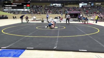 150 lbs Cons. Round 5 - Ren Birk, Great Crossing vs Hunter Jenkins, Union County