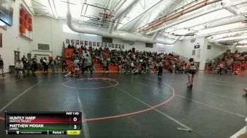 144 lbs Quarterfinal - Matthew Mogan, Laurel vs Huntly Harp, Huntley Project