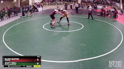 175 lbs Cons. Round 1 - Blake Heaton, Lincoln vs Scott Wall, Battle Mountain