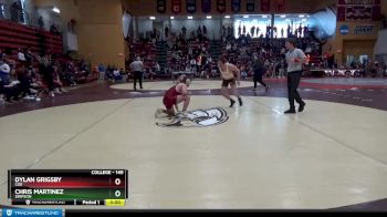 149 lbs Cons. Round 2 - Chris Martinez, Simpson vs Dylan Grigsby, Coe