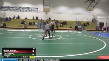 157 lbs Champ. Round 1 - Gavin Ibarra, Mt San Antonio College vs Adan Leyva, Moorpark