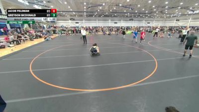 106 lbs Cons. Round 3 - Jacob Feldman, Unattached vs Greyson McDonald, Unattached
